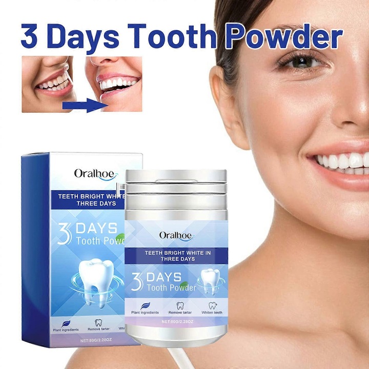 napos fogfehérítő por, fehérítő fogkrém por, hatékony fogfehérítés, folteltávolító por, friss lehelet 2 db