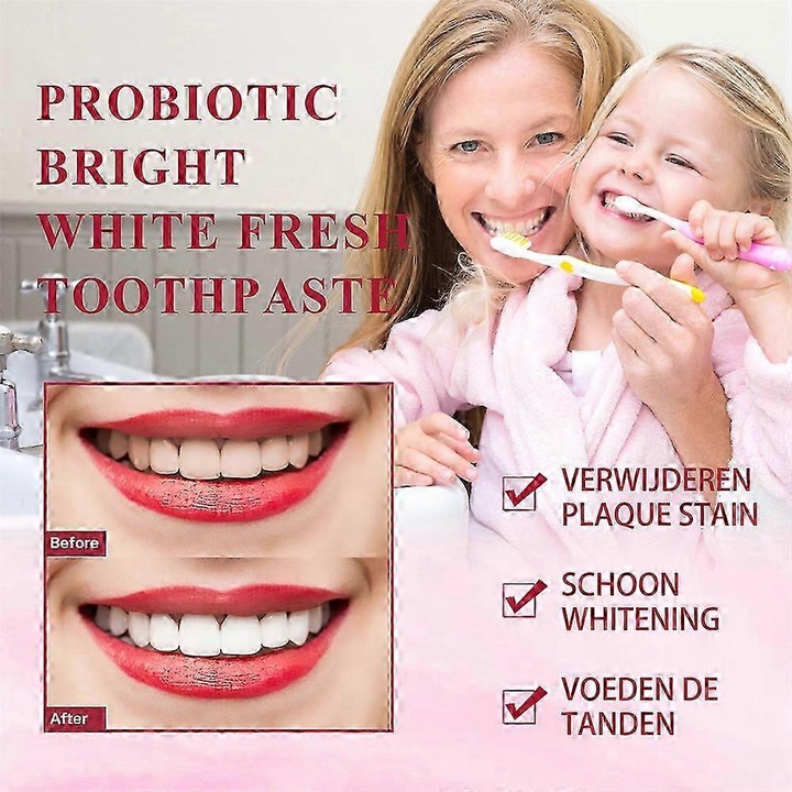 Új Sp-4 probiotikus fogkrém, Yayashi Sp-4 fogkrém fehérítő 120g 2db