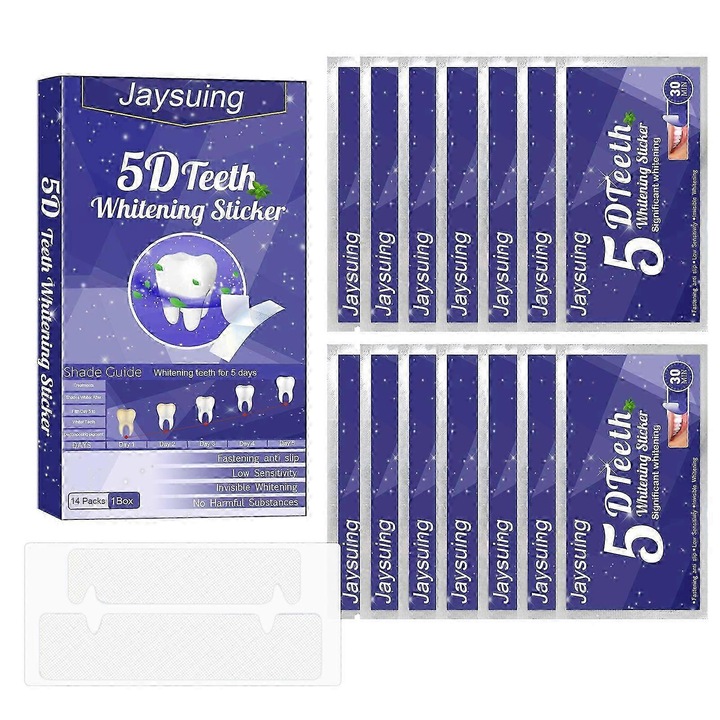 Jaysuing 5d káprázatos fehér fogmatrica, élénk fehér fogmatrica, záras fehér fogmatrica, fogmatrica, gélfehér fogmatrica - egy doboz -34298681