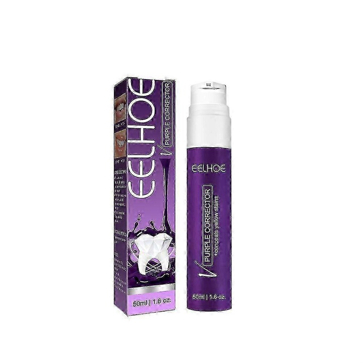 1-3 db Eelhoe V34 Purple fogfehérítő fogkrém 50ml A méret -4309634691315 1 db