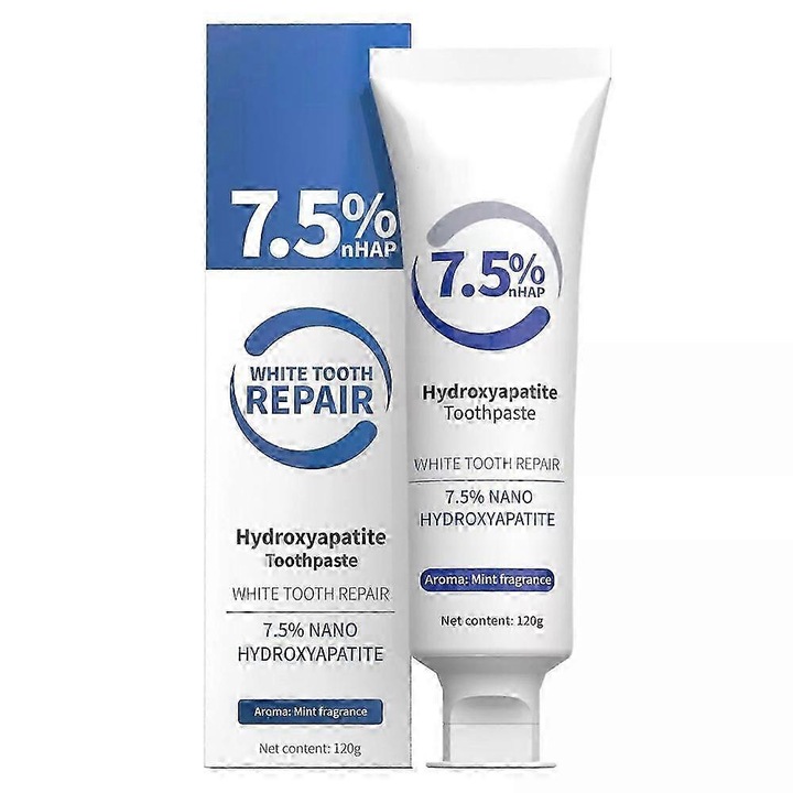 Hidroxiapatit fogkrém, enyhe menta, 120g, 2 db