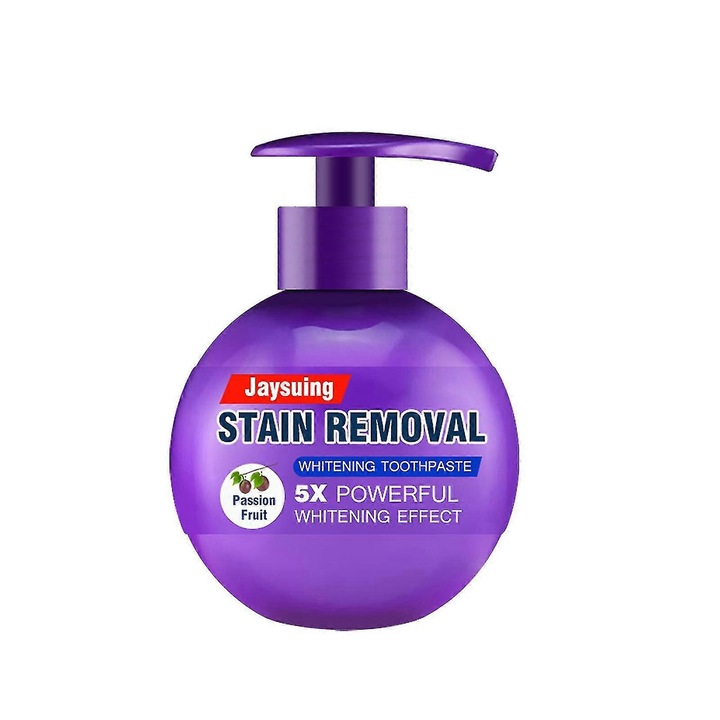 2 db Jaysuing szódabikarbóna áfonyás maracujás fogkrém szájtisztító prés fogkrém szájtisztító folteltávolító -5094746299953