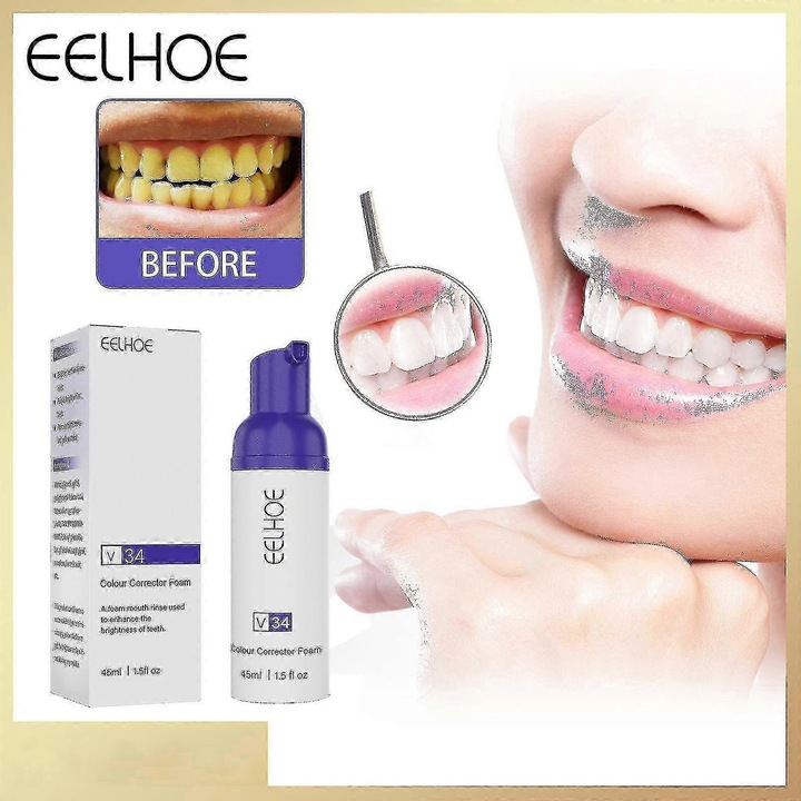 Eelhoe V34 habzó fehérítő fogkrém -4163728541951