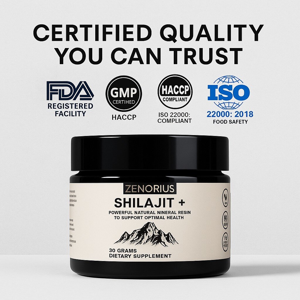 CAREERING｜PLACEBO301 Rasina Pura de Shilajit, Zenorius, Supliment alimentar original