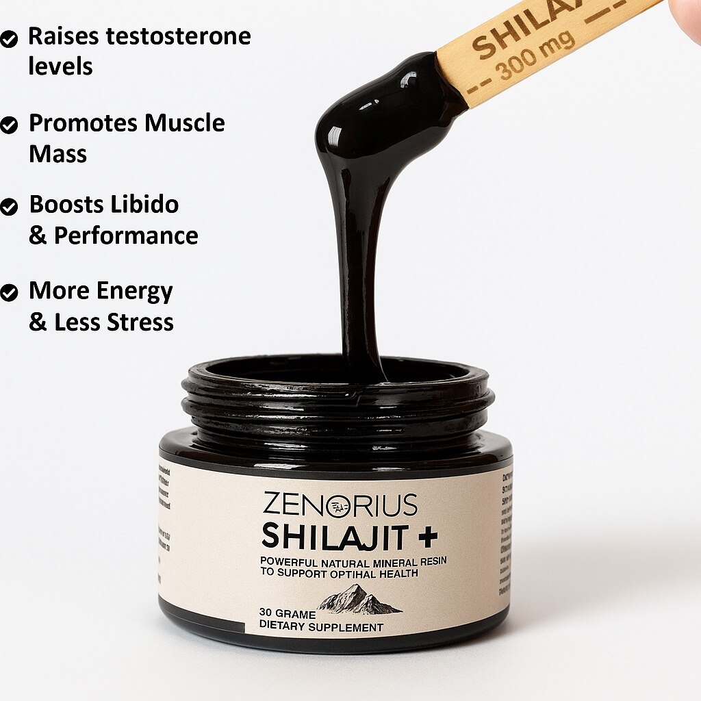 Rasina Pura de Shilajit, Zenorius, Supliment alimentar original