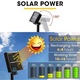 Ghirlanda solara, 30 LED, 6 m, albastru cu alb rece, 8 moduri de iluminare, Vivo 21445