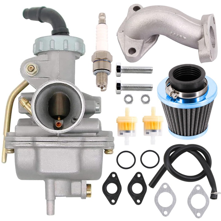 Carburator PZ20 pentru ATV-uri 50cc 70cc 90cc 100cc 110cc 125cc, set cu filtru de aer 35mm, accesorii pentru Honda CRF50F XL75 CRF80F XR50R