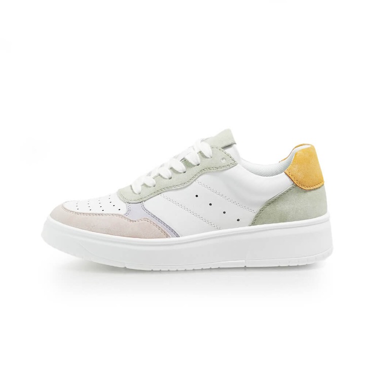 Pantofi Sport Fiore Fino Active 3293125001 din piele naturala, Bej