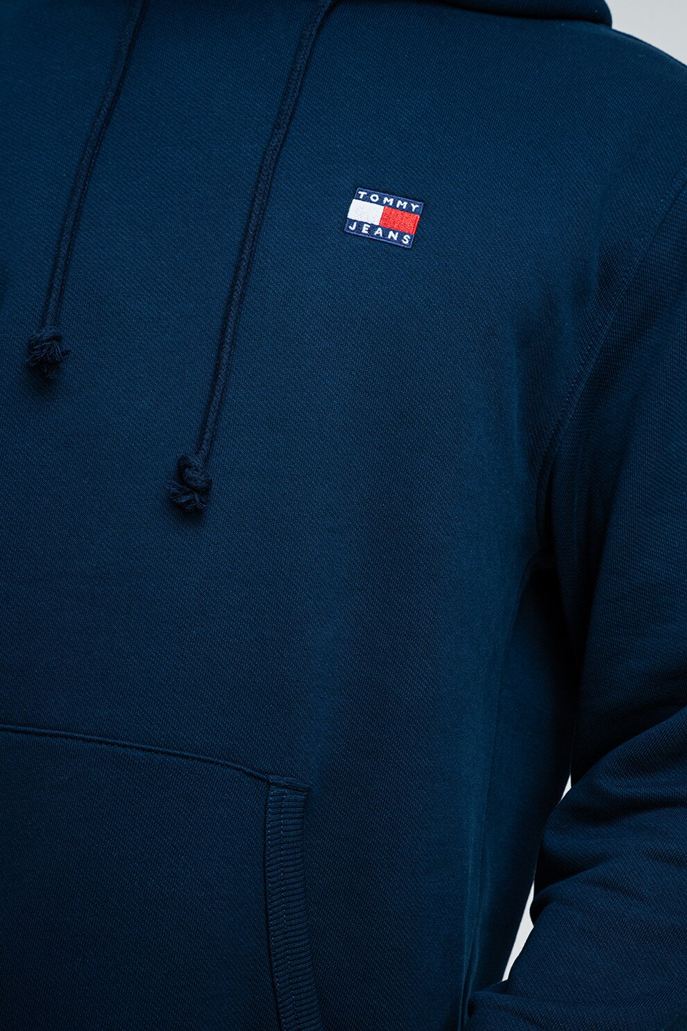 Tommy Jeans, Hanorac regular fit cu buzunar kangaroo, Bleumarin