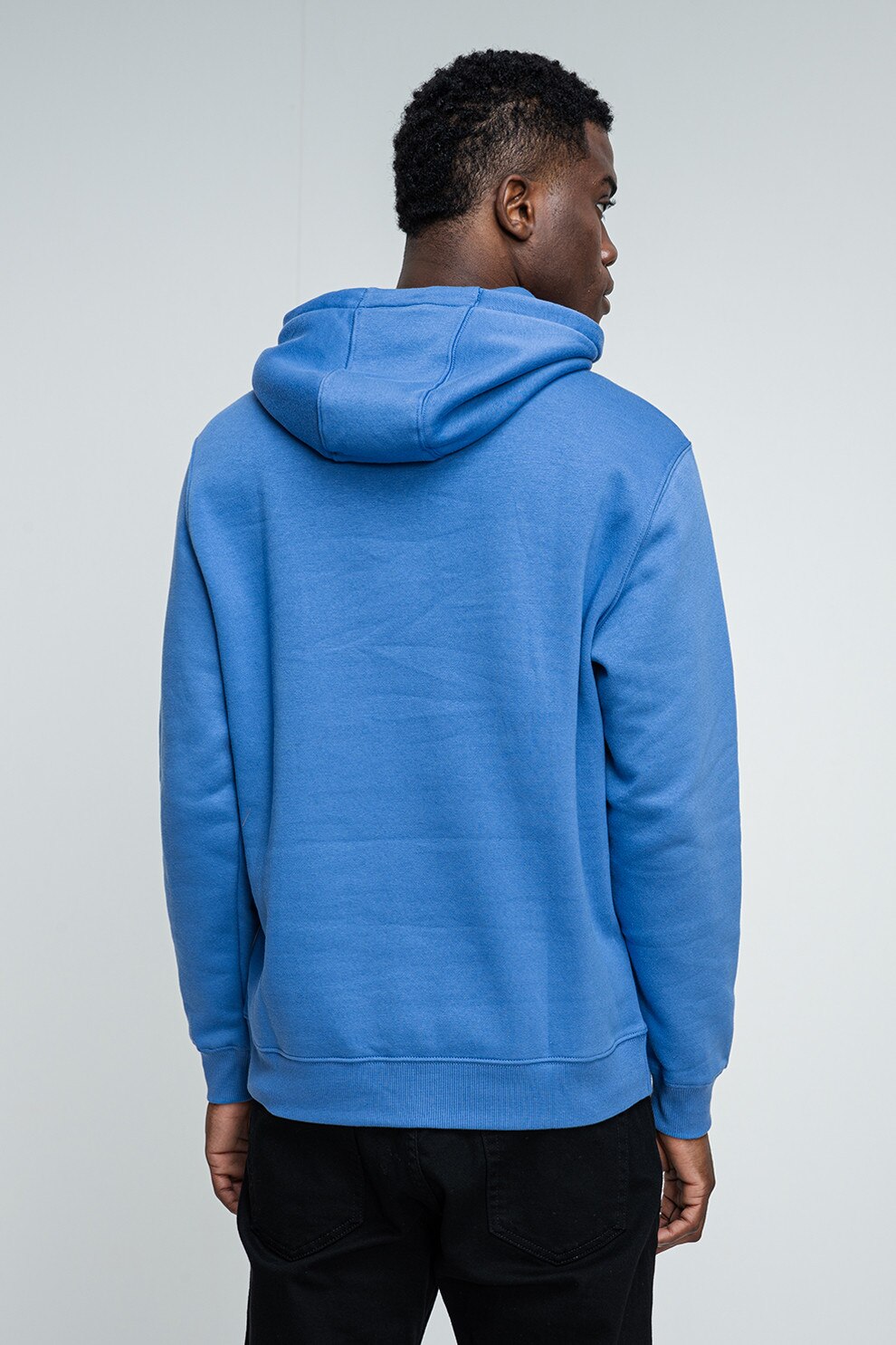 Tommy Jeans, Hanorac regular fit cu buzunar kangaroo, Albastru