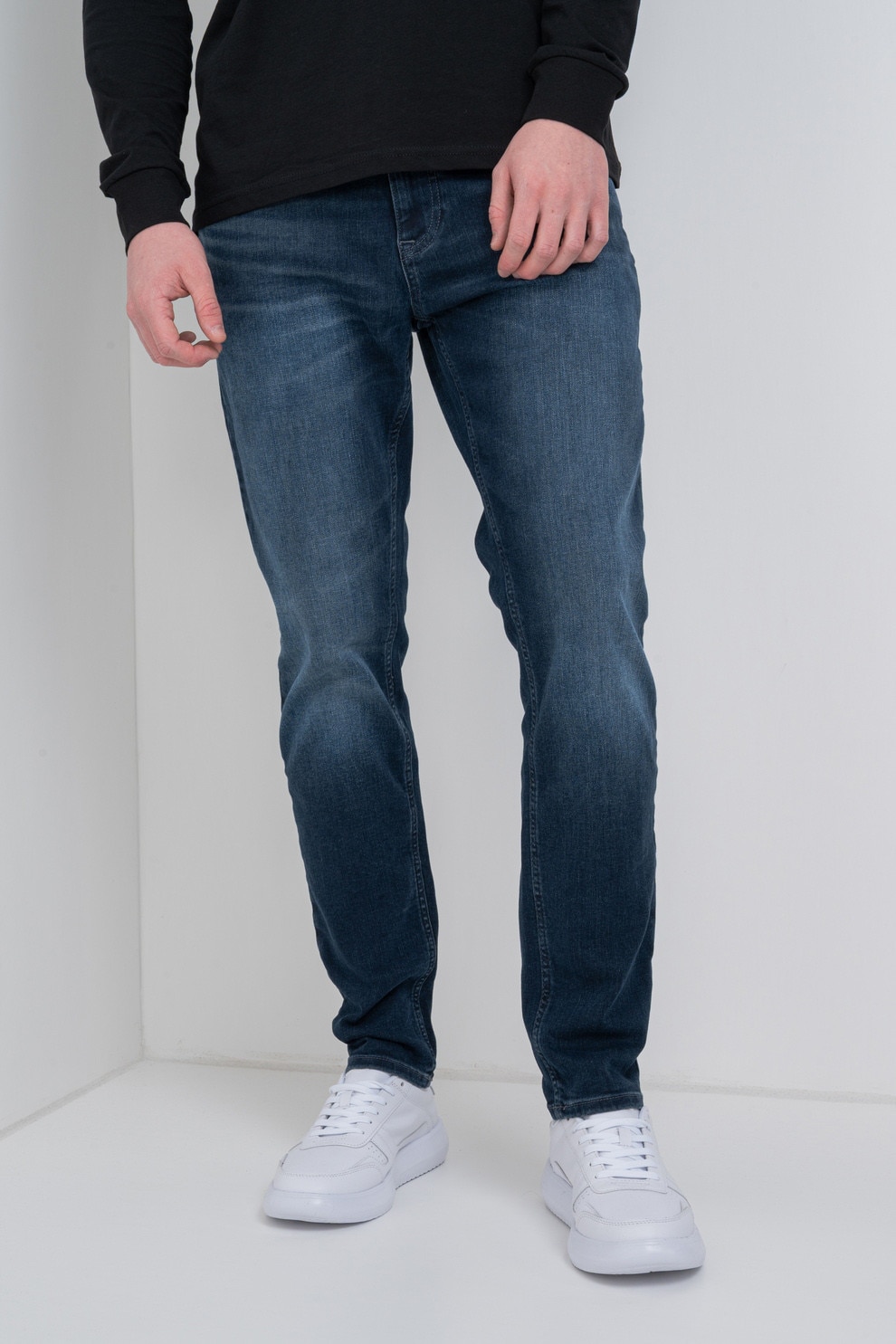 Tommy Jeans, Blugi slim fit Austin, Bleumarin, W32-L32