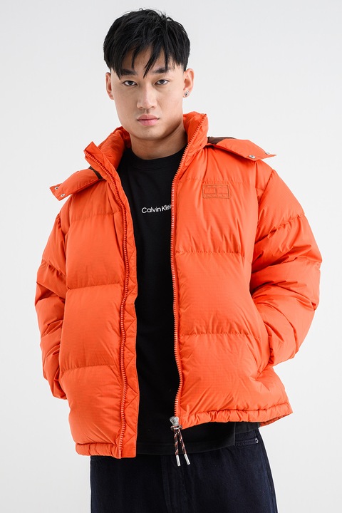 Tommy Jeans, Зимно яке с лого, Мандарина