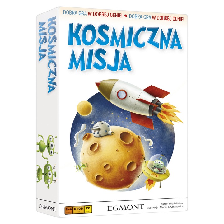 Társasjáték, Kosmica Misiune, 2-4 játékos, 6-106 éves korig, 20 perc