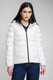 Tommy Jeans, Geaca slim fit cu gluga, Alb, L
