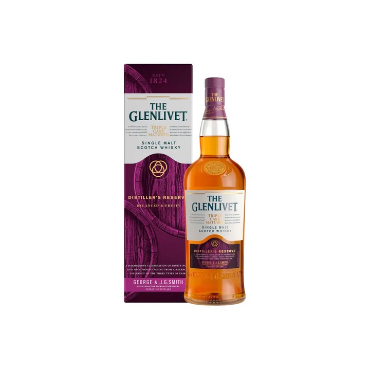 Whisky The Glenlivet Triple Cask, Distillery Reserve, Single Malt, 40%, 1l