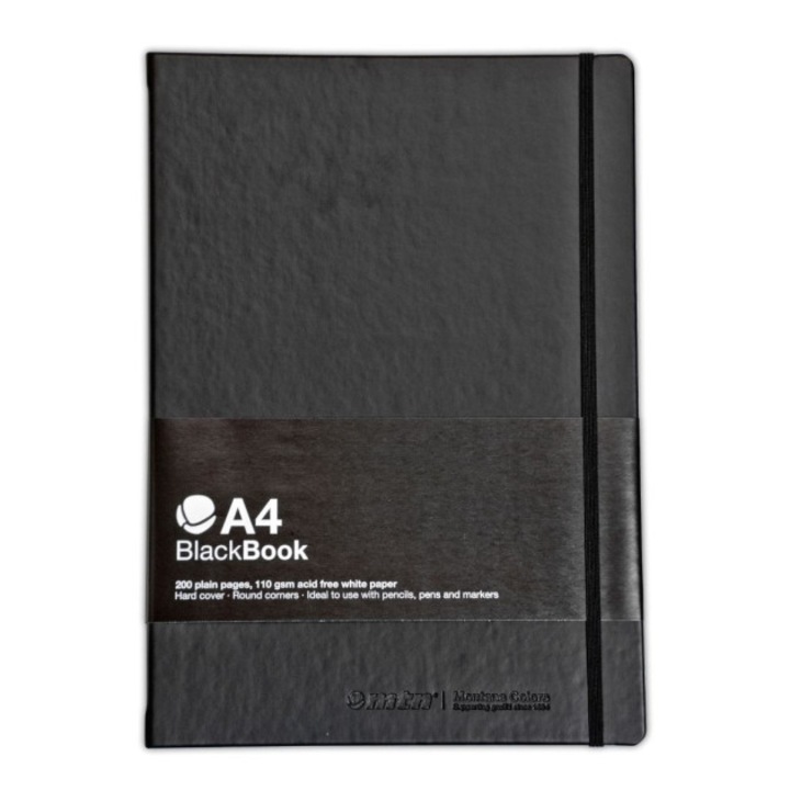 Agenda MTN MONTANA COLORS, A4, 200 pagini, 210x297mm, coperta rigida cu inchidere elastica