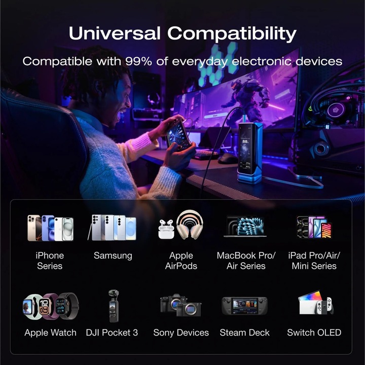 Baterie externa EcoFlow RAPID Pro X, 27650 mAh, 300W