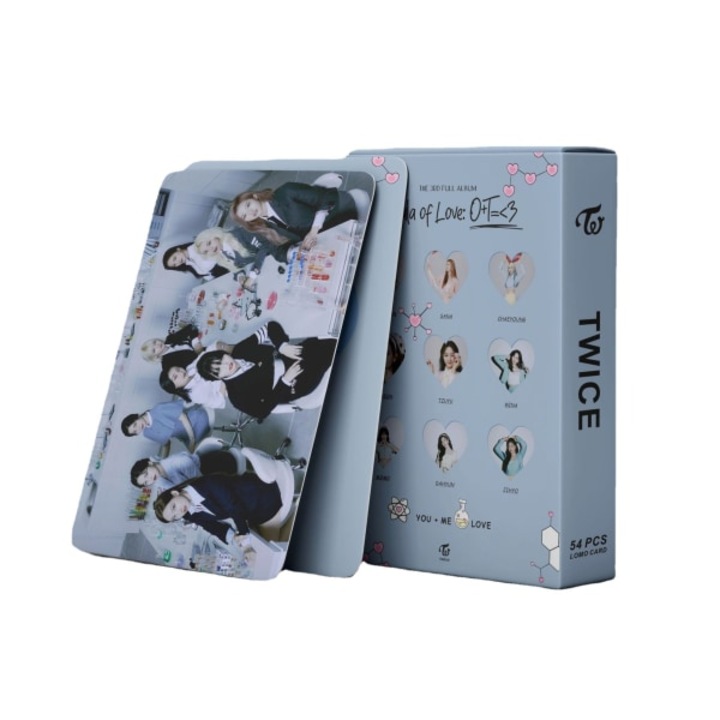 54 darabos Lomo IC Kpop Twice The Album Formula Of Love O+T3 kártyaszett, 8.6x5.4cm