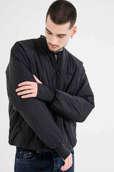 CALVIN KLEIN, Jacheta lejera pentru antrenament, Negru