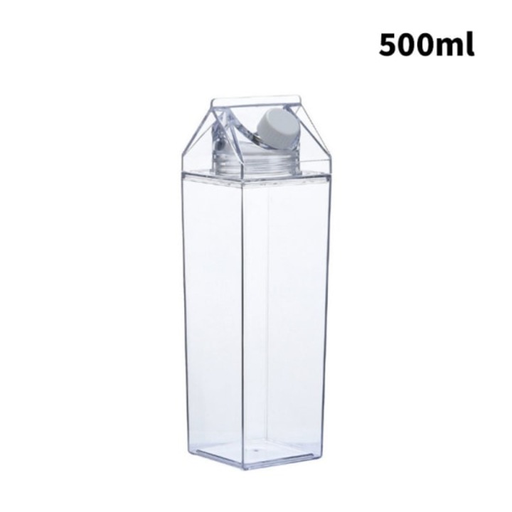 Бутилка за вода с дизайн на кутия за мляко IC 16.9 унции / 33.8 унции (500 мл / 1.000 мл) A