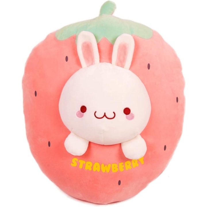 Perna din plus 18", iepure, jucarie de plus capsuna, moale