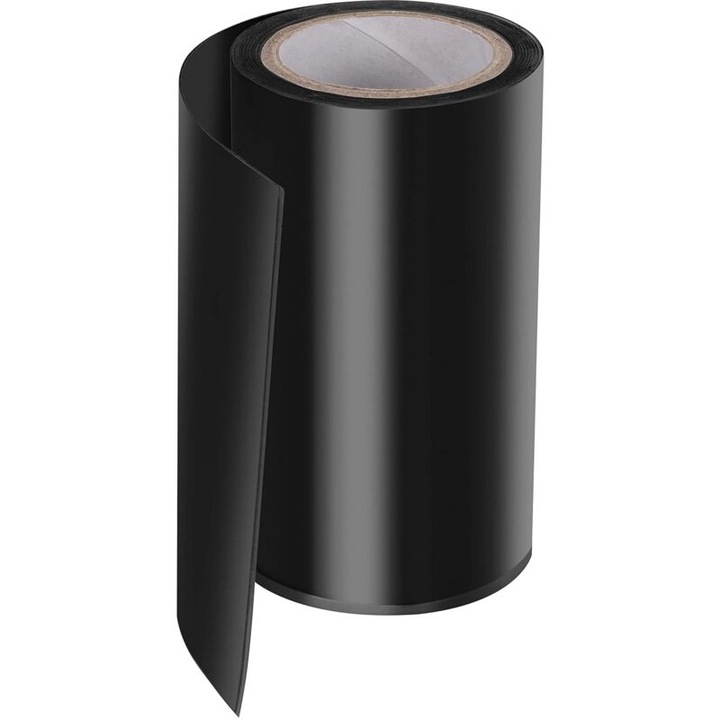 Banda adeziva, impermeabila, PVC, 1.5m x 10cm, negru