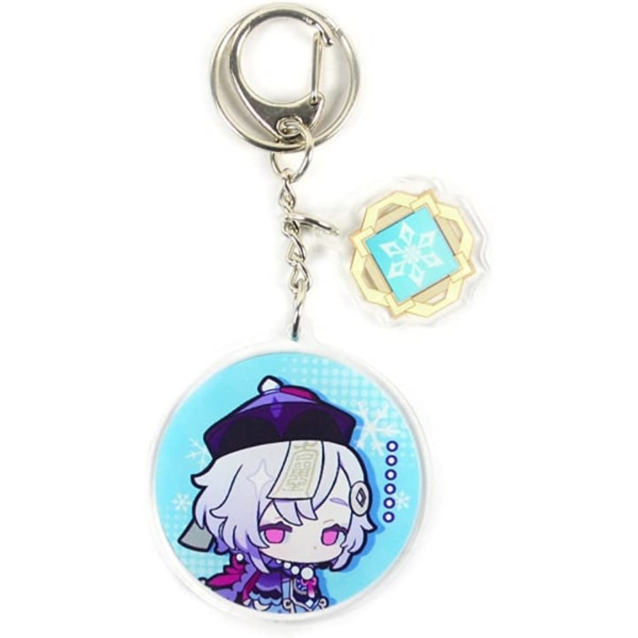 Genshin Impact kulcstartó, Akril, 5.2x4.8 cm
