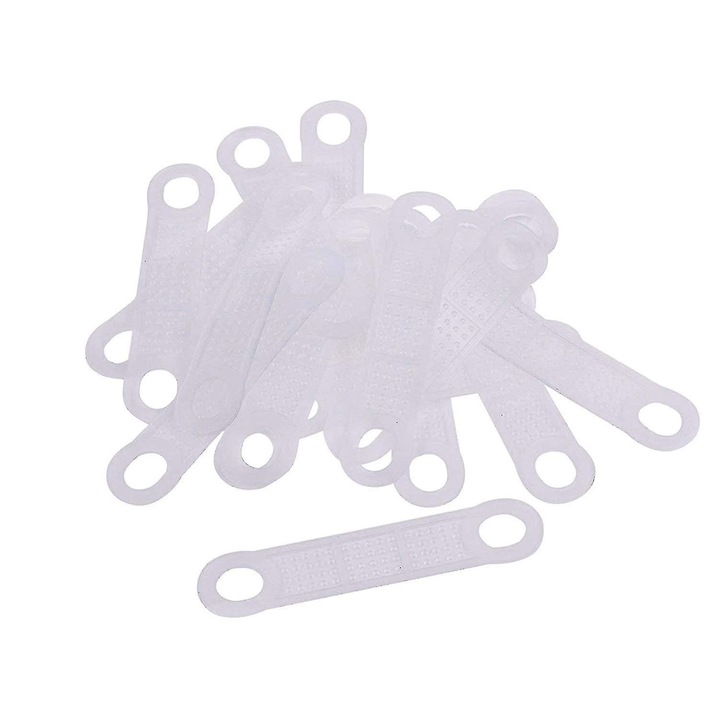 Set 100 benzi transparente antiderapante pentru umerase 10.5x2cm