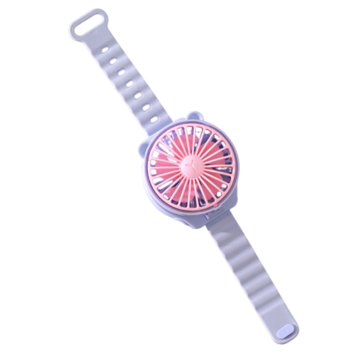 Вентилатор, преносим, силиконов, виолетов