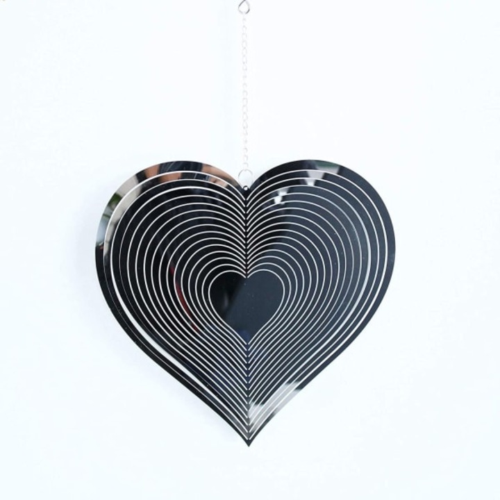 Вятърни камбанки IC за открито, Метал, Сребрист