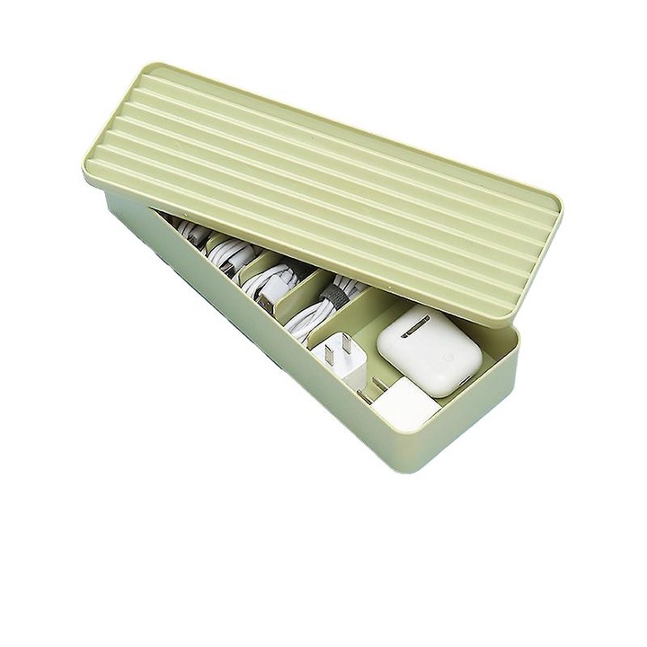 Cutie din plastic pentru cabluri, Verde