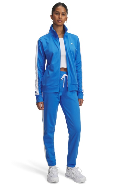 Under Armour, Trening cu fermoar Tricot, Alb, Albastru, S