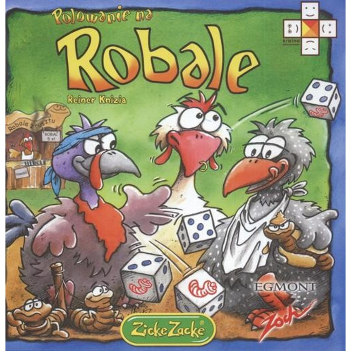 Polowanie na Robale, társasjáték, EGMONT, 2-7 játékos, 8 év felett, többszínű