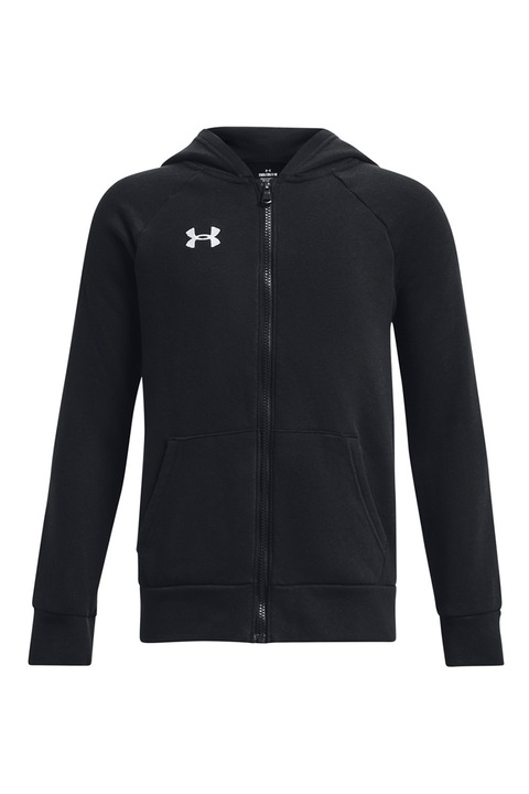 Under Armour, Hanorac lejer cu fermoar Rival, Negru