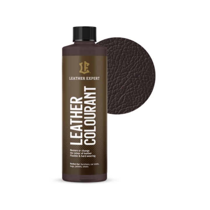 Bőrfesték Sötétbarna LEATHER EXPERT bőrfesték 250ml