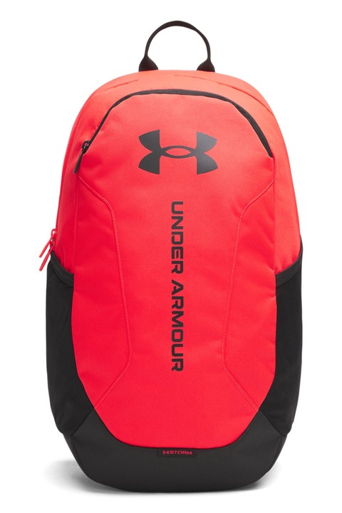 Under Armour, Унисекс тренировъчна раница Hustle Lite- 26.5 л, Черен, Аленочервен