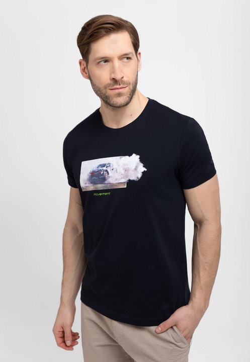 Tricou Volcano T-Dust pentru barbati albastru marin, Albastru marin