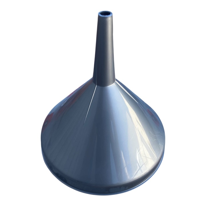 Фуния за бутилка с диаметър 12 см, сива