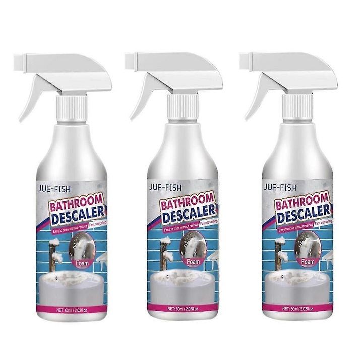 Detergent de baie pentru mucegai, 3x60 ml