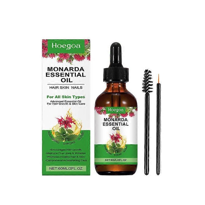 Monarda olaj, bőr-, haj- és körömápolás, hidratáló, öregedésgátló, 2 darabos szett