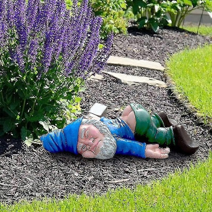 Statueta Gradina Gnom Beat, Decorare Exterioara, Multicolor