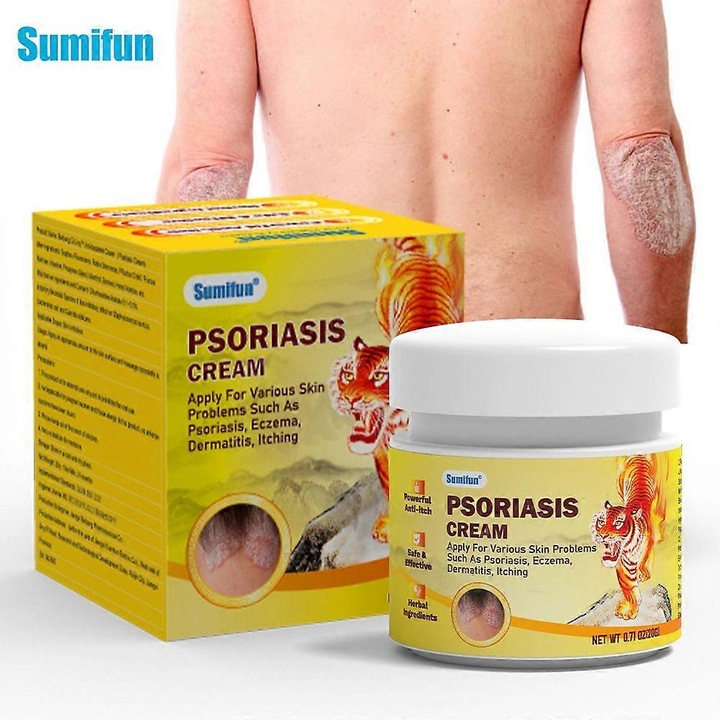 Crema hidratanta pentru corp, tratament pentru psoriazis, formula calmanta, 20g