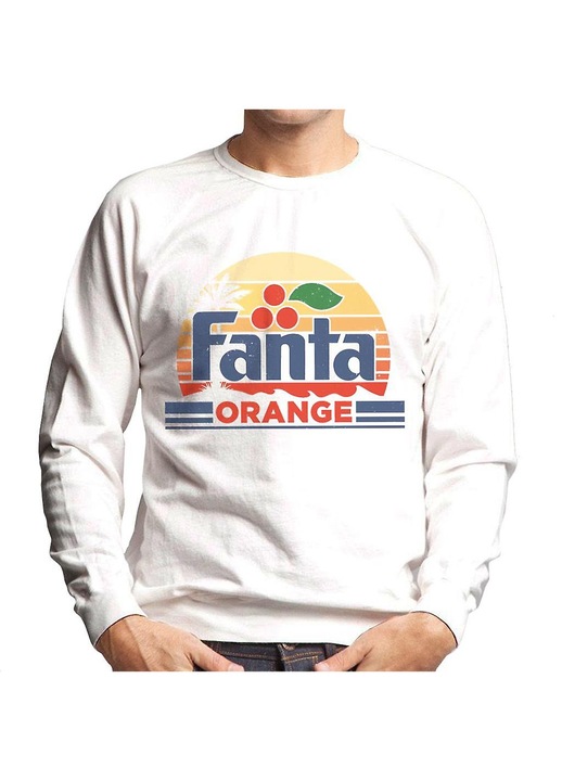 Hanorac, Gildan, bumbac gros, alb, croiala clasica, M INTL