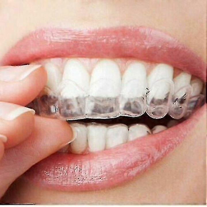 Set 12 Protectii Dentare pentru Bruxism, Transparent, 2.48inch x 1.97inch