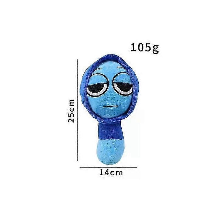 Papusa de plus Sprunki, 20cm, jucarie de decor pentru copii, cadou de Craciun