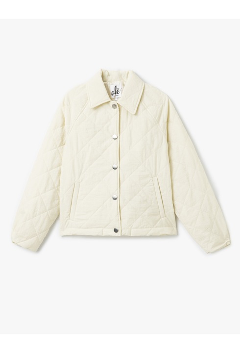 KOTON, Jacheta cu buzunare oblice, Bej