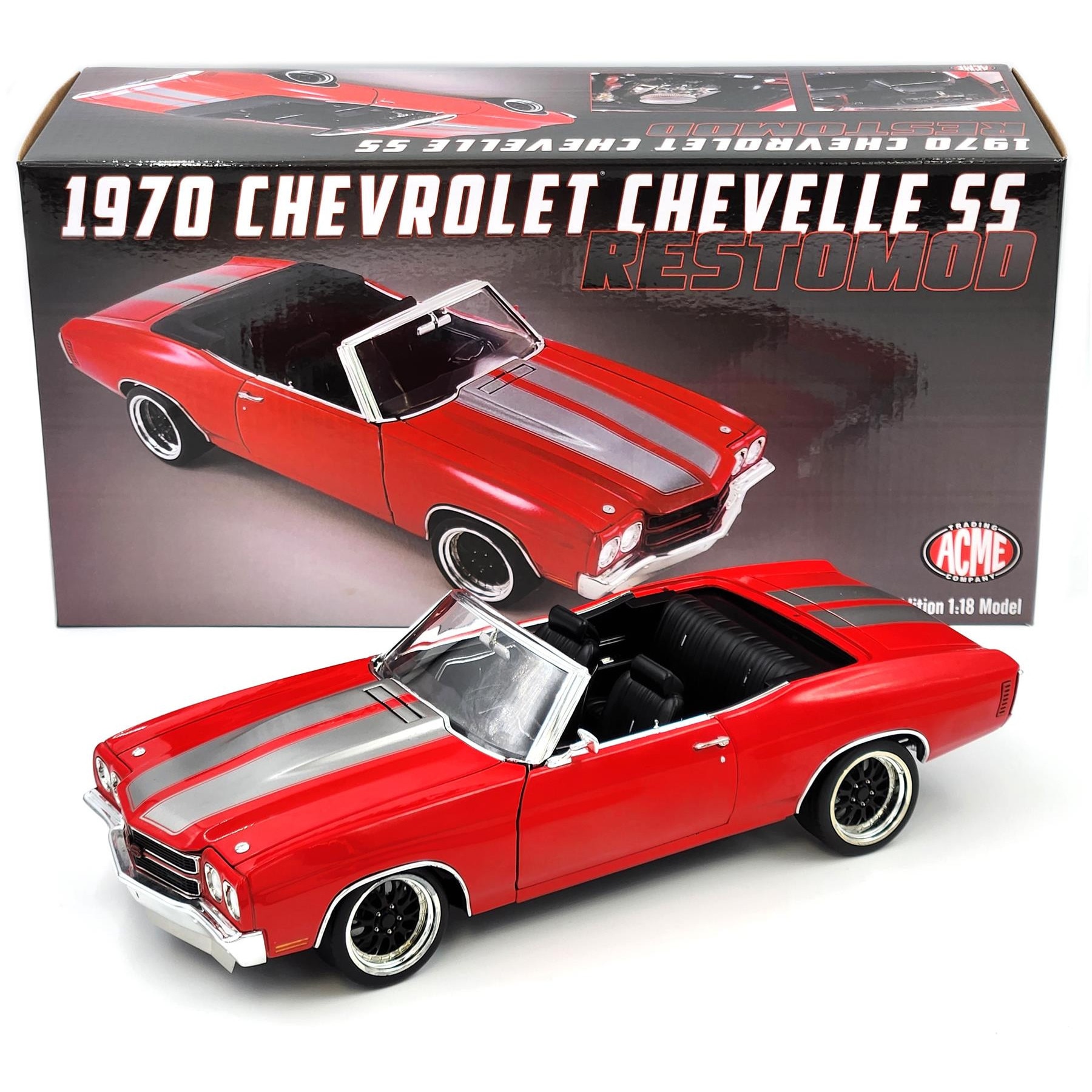 Macheta Chevrolet Chevelle SS Restomod 1970 - 1/18 ACME - eMAG.ro