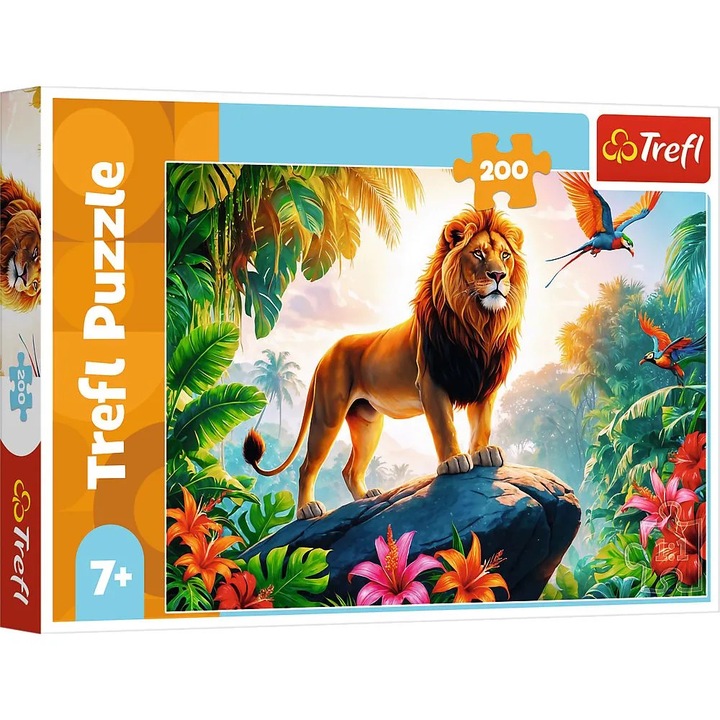 Trefl - Puzzle A dzsungel királya - 200 darab