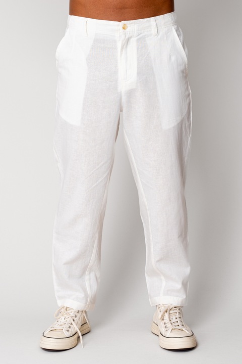 Hosszú nadrág IN színben, gombbal, fehér színben 17601, Fehér