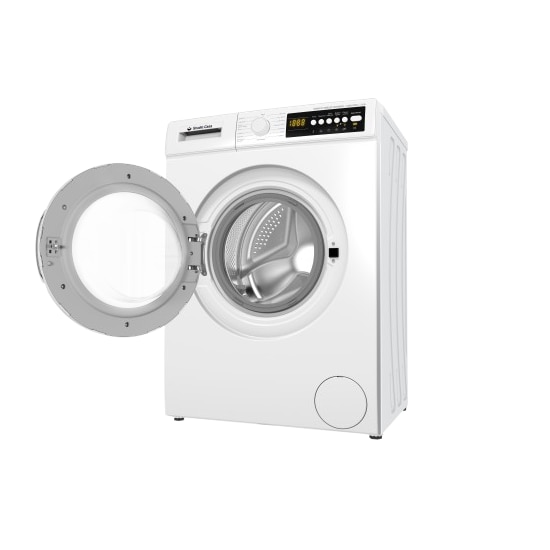 Masina de spalat rufe Studio Casa Bianco WMLED1207 New, 7 kg, 1200 Rpm, Clasa energetica A, 15 programe de spalare, Display digital, 5 functii auxiliare, Alb